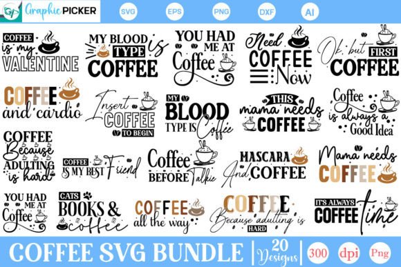 Download Coffee SVG Quotes Bundle - Premium Resources